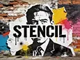 Stencil Art graffiti art style preview
